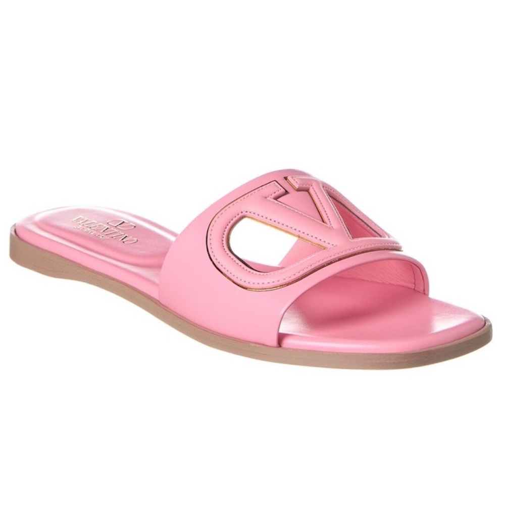 Valentino Garavani Pink VLogo Sandals